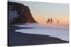 Iceland, South Iceland, the Black Beach of Vik-Alessandro Carboni-Stretched Canvas