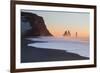 Iceland, South Iceland, the Black Beach of Vik-Alessandro Carboni-Framed Photographic Print