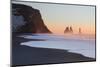 Iceland, South Iceland, the Black Beach of Vik-Alessandro Carboni-Mounted Photographic Print