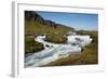 Iceland. South Region. Brunasandur. Rapids in the Odulbruara River-Inger Hogstrom-Framed Photographic Print