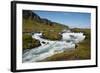 Iceland. South Region. Brunasandur. Rapids in the Odulbruara River-Inger Hogstrom-Framed Photographic Print