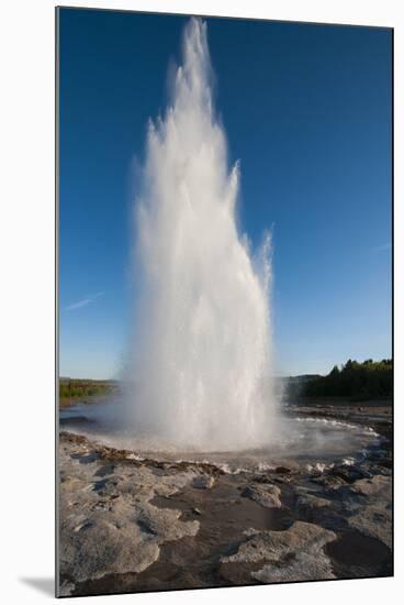 Iceland. South Region. Geyser. Strokkur Geyser-Inger Hogstrom-Mounted Premium Photographic Print