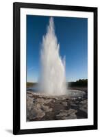 Iceland. South Region. Geyser. Strokkur Geyser-Inger Hogstrom-Framed Photographic Print