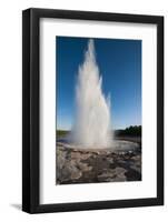 Iceland. South Region. Geyser. Strokkur Geyser-Inger Hogstrom-Framed Photographic Print