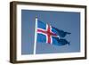 Iceland. South Region. Thingvellir. Icelandic Flag-Inger Hogstrom-Framed Photographic Print