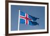 Iceland. South Region. Thingvellir. Icelandic Flag-Inger Hogstrom-Framed Photographic Print