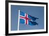 Iceland. South Region. Thingvellir. Icelandic Flag-Inger Hogstrom-Framed Photographic Print