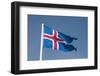 Iceland. South Region. Thingvellir. Icelandic Flag-Inger Hogstrom-Framed Photographic Print