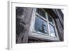 Iceland, Southern Land, Church Reflected in a House Window-Gavriel Jecan-Framed Photographic Print