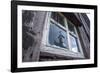 Iceland, Southern Land, Church Reflected in a House Window-Gavriel Jecan-Framed Photographic Print