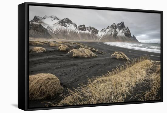 Iceland, Stokknes, Mt. Vestrahorn-John Ford-Framed Stretched Canvas