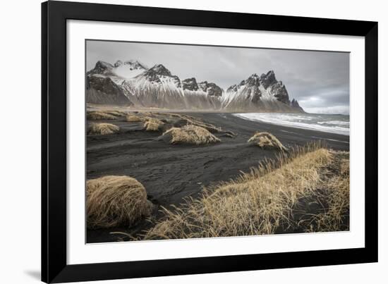 Iceland, Stokknes, Mt. Vestrahorn-John Ford-Framed Photographic Print