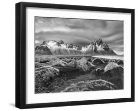 Iceland, Stokksnes, Mt. Vestrahorn-John Ford-Framed Photographic Print