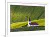 Iceland. Vik I Myrdal. Church on the Hill-Inger Hogstrom-Framed Photographic Print