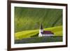 Iceland. Vik I Myrdal. Church on the Hill-Inger Hogstrom-Framed Photographic Print