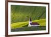 Iceland. Vik I Myrdal. Church on the Hill-Inger Hogstrom-Framed Photographic Print