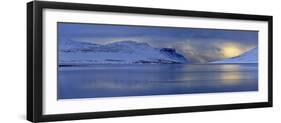 Iceland, West Fjords, Winter Scenery in the Dyrafjördur Close Pingeyri-Bernd Rommelt-Framed Photographic Print