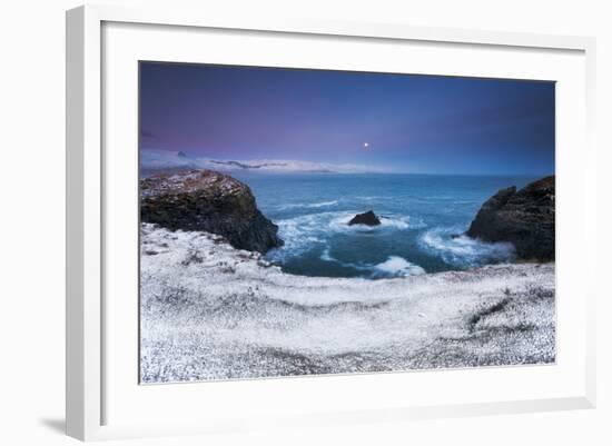 Iceland , West Iceland, Vesturland , Rock Formation in the Arnastapi Area-Vincenzo Mazza-Framed Photographic Print