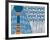 Icelandic Blue Bees-Belen Mena-Framed Giclee Print