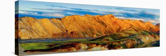 Icelandic Sunset-Howard Ruby-Stretched Canvas