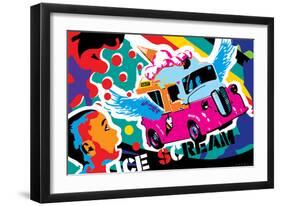 IceScream-Ray Lengelé-Framed Art Print