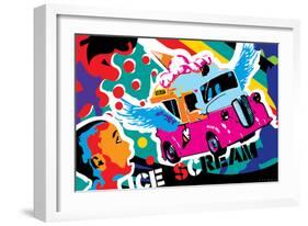 IceScream-Ray Lengelé-Framed Art Print