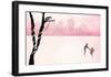 Iceskating-Nancy Tillman-Framed Art Print