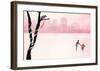 Iceskating-Nancy Tillman-Framed Art Print