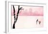 Iceskating-Nancy Tillman-Framed Art Print