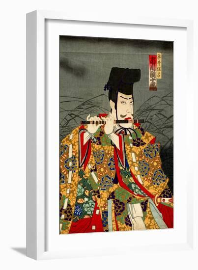 Ichikawa Danjuro as Hirai Yasumasa-Kunichika toyohara-Framed Giclee Print