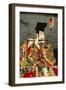 Ichikawa Danjuro as Hirai Yasumasa-Kunichika toyohara-Framed Premium Giclee Print