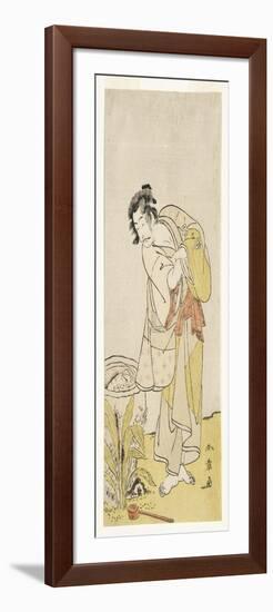 Ichikawa Danjuro V from the Play Shida Yuzuri Wa Horai Soga, 1775-Katsukawa Shunsho-Framed Giclee Print