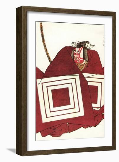 Ichikawa Danjuro V in the Shibaraku Role as Kato Shigemitsu, at the Nakamura-Za, 1782-Katsukawa Shunsho-Framed Giclee Print