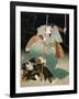 Ichikawa Danjuro VII Overpowering an Officer of the Law, C.1830-44-Kuniyoshi Utagawa-Framed Giclee Print