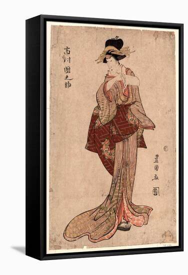 Ichikawa Dannosuke-Utagawa Toyokuni-Framed Stretched Canvas