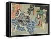 Ichikawa Kakitsu and Sawamura Noshi in the Kabuki Play Suibo Daigo Do_No Nozarashi, December 1865-Utagawa Kunisada II-Framed Stretched Canvas