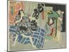 Ichikawa Kakitsu and Sawamura Noshi in the Kabuki Play Suibo Daigo Do_No Nozarashi, December 1865-Utagawa Kunisada II-Mounted Giclee Print