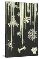 Icicles and Snowflakes-null-Stretched Canvas