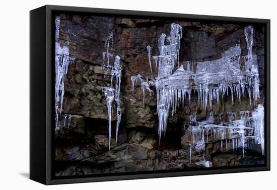 Icicles Hang-Charles Bowman-Framed Stretched Canvas