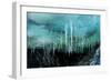 Icicles in Ice Cave, Cuverville Island, Antarctica-null-Framed Photographic Print