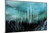 Icicles in Ice Cave, Cuverville Island, Antarctica-null-Mounted Photographic Print