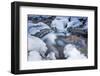 Icicles in the Stream Course in the Winter Wood-Falk Hermann-Framed Photographic Print