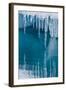 Icicles Mirrored in Calm Water from Ice Floating in the Neumayer Channel Near Wiencke Island-Michael Nolan-Framed Photographic Print