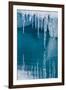 Icicles Mirrored in Calm Water from Ice Floating in the Neumayer Channel Near Wiencke Island-Michael Nolan-Framed Photographic Print