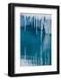 Icicles Mirrored in Calm Water from Ice Floating in the Neumayer Channel Near Wiencke Island-Michael Nolan-Framed Photographic Print