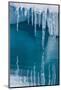 Icicles Mirrored in Calm Water from Ice Floating in the Neumayer Channel Near Wiencke Island-Michael Nolan-Mounted Photographic Print