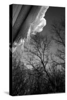 Icicles on Gutter-null-Stretched Canvas