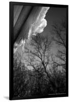 Icicles on Gutter-null-Framed Photo