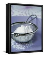 Icing Sugar in a Sieve-Véronique Leplat-Framed Stretched Canvas