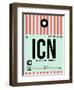 ICN Seoul Luggage Tag I-NaxArt-Framed Art Print